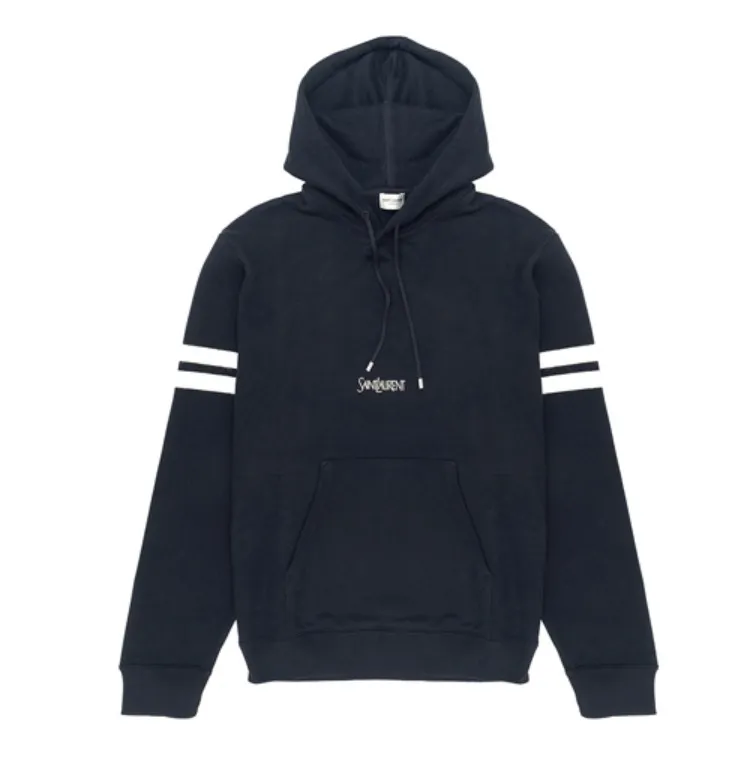 Saint Laurent  |Street Style Logo Hoodies & Sweatshirts