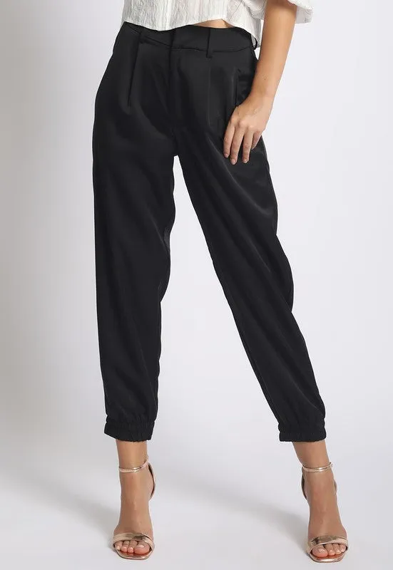 Satin Jogger Pants