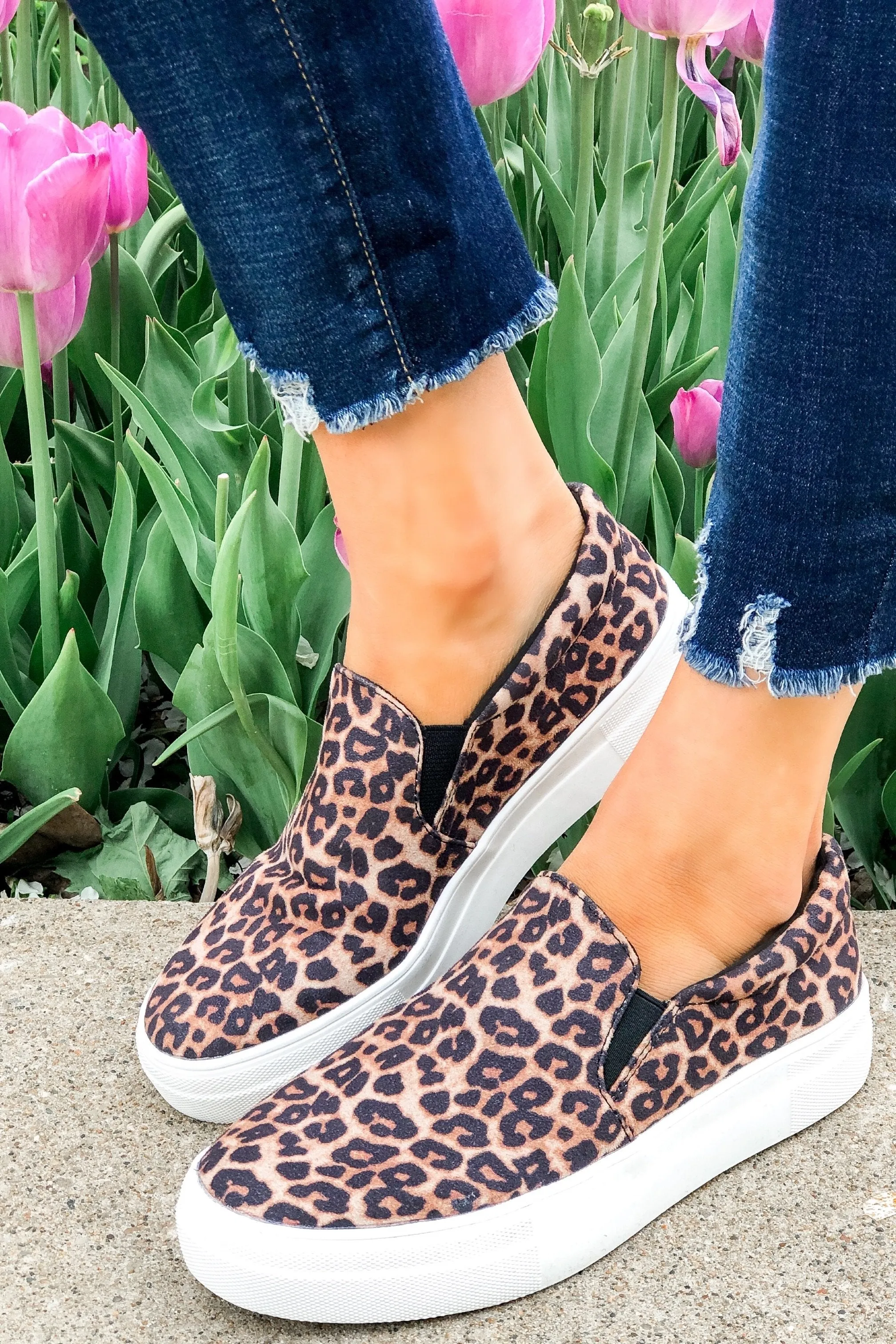 Soda Hike Slip On Sneakers- Oat Cheetah