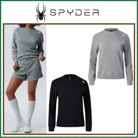 SPYDER  |Long Sleeves Plain Logo Hoodies & Sweatshirts