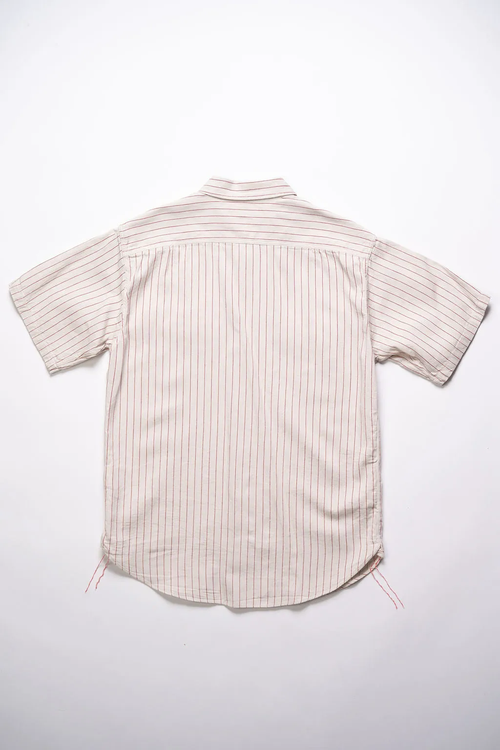 Sugar Cane Coke Stripe Work Shirt - Off White