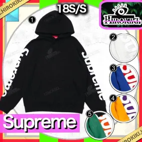 Supreme  |Unisex Street Style Collaboration Logo Hoodies