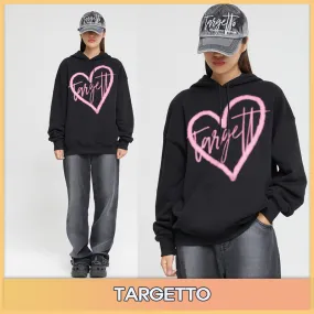 TARGETTO SEOUL  |Street Style Cotton Logo Hoodies & Sweatshirts