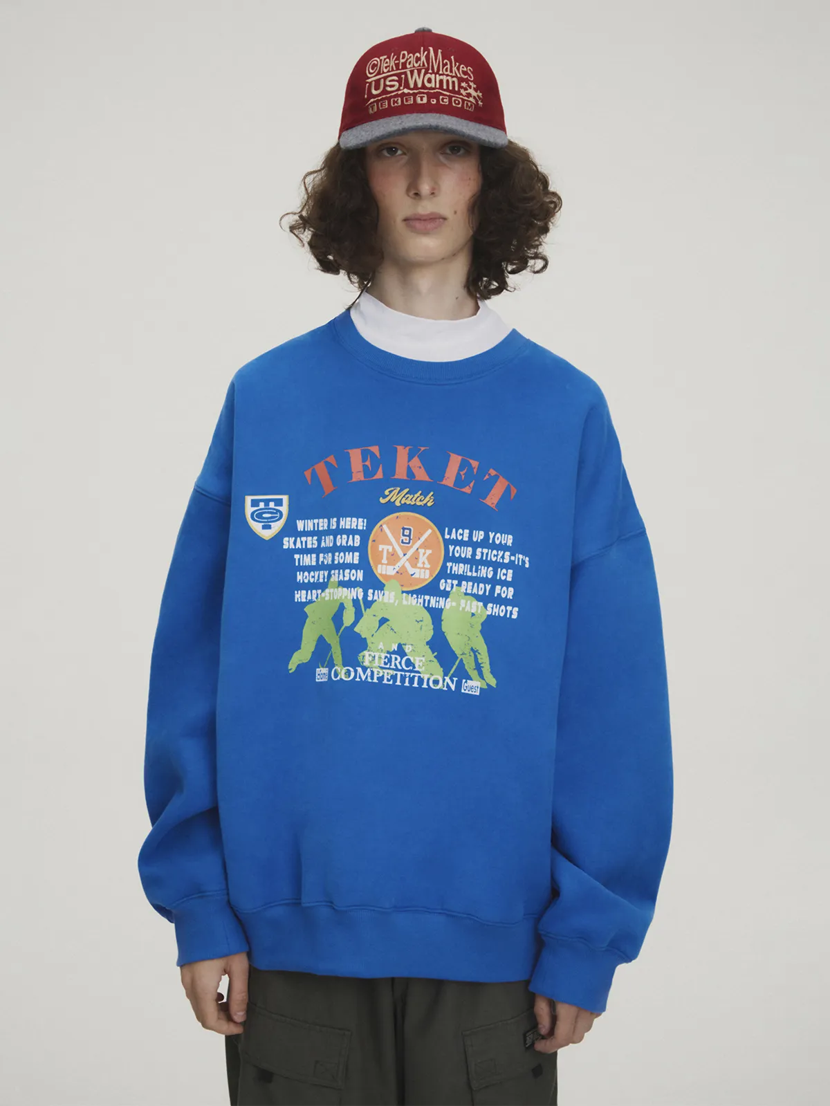 teket  |Unisex Street Style Logo Hoodies & Sweatshirts