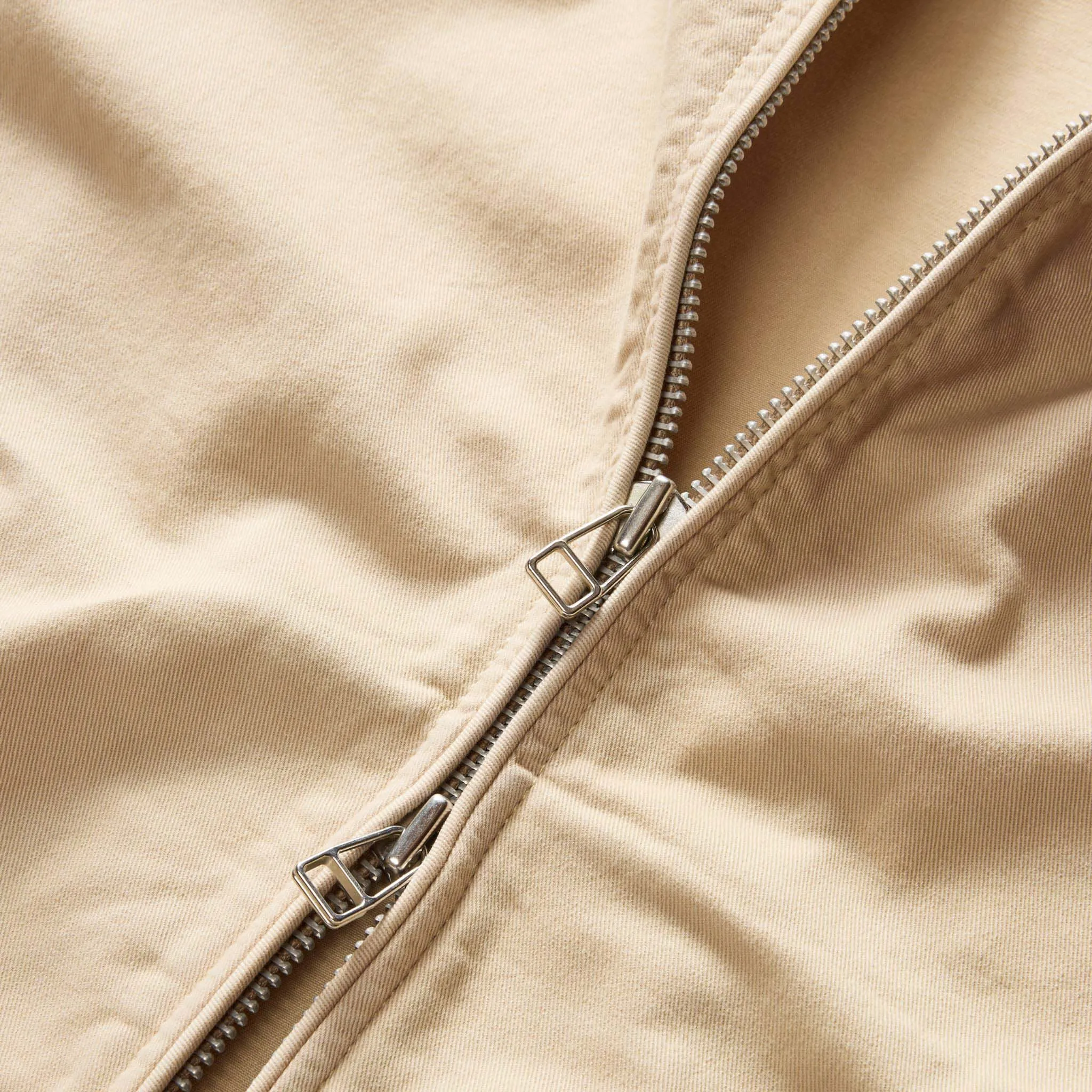 The Flint Jacket in Light Khaki Foundation Twill