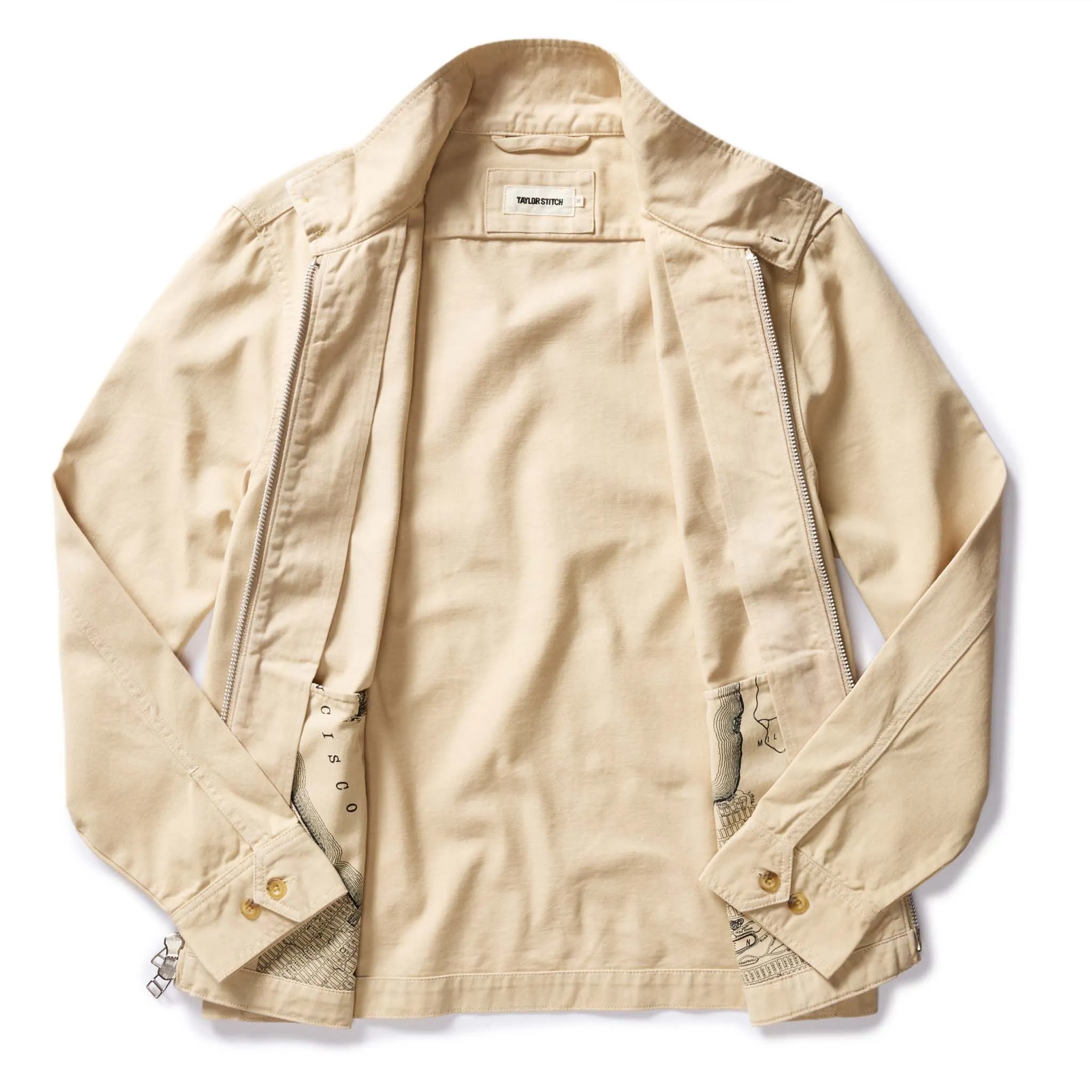 The Flint Jacket in Light Khaki Foundation Twill