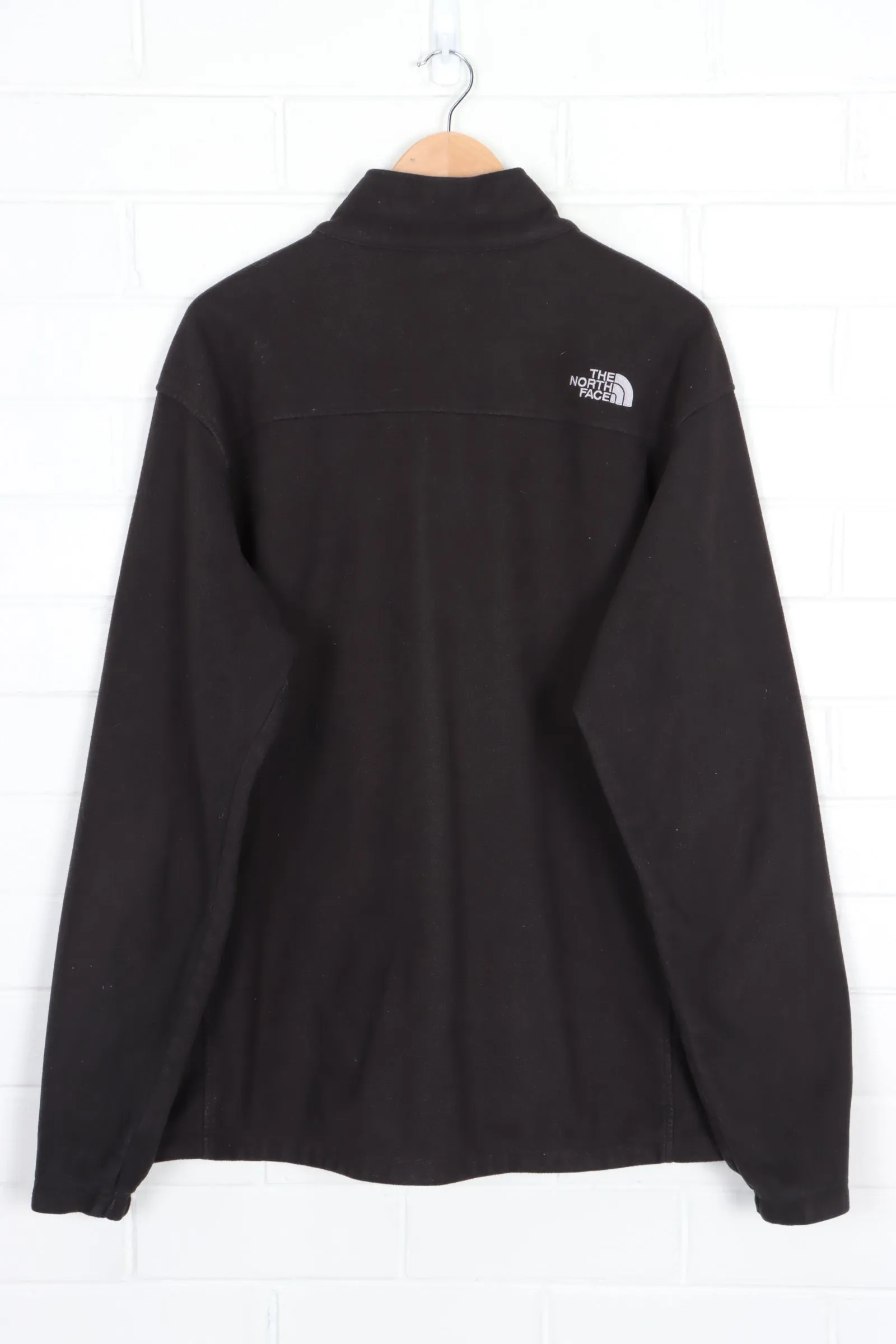 THE NORTH FACE Black 'Windwall' Fleece Jacket (XXL)