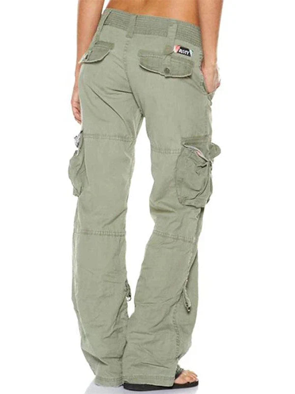 Versatile and Comfortable Women's Cotton Cargo Pants - Perfect for Everyday Wear