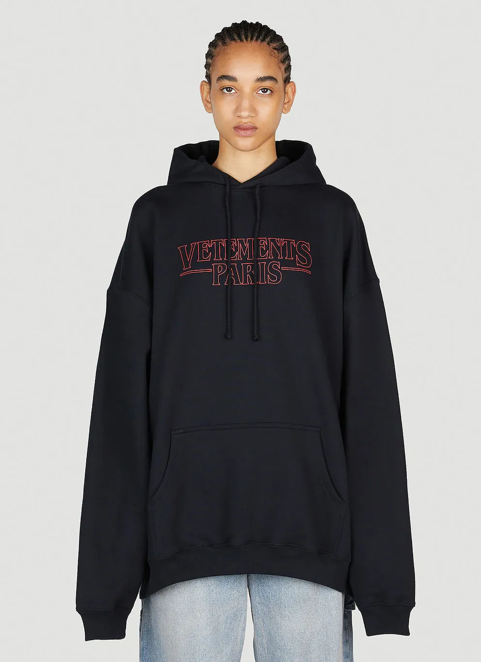 VETEMENTS  |Blended Fabrics Long Sleeves Plain Cotton Logo