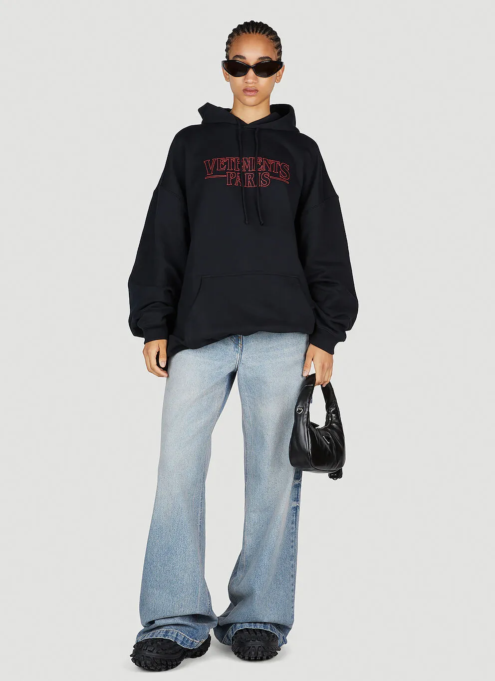 VETEMENTS  |Blended Fabrics Long Sleeves Plain Cotton Logo