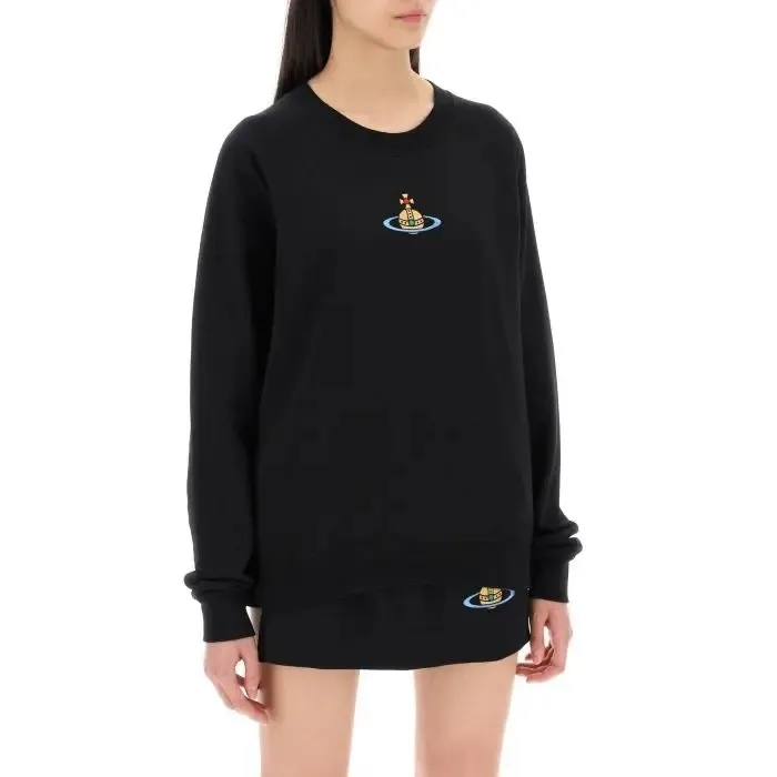 Vivienne Westwood  |Unisex Long Sleeves Cotton Hoodies & Sweatshirts