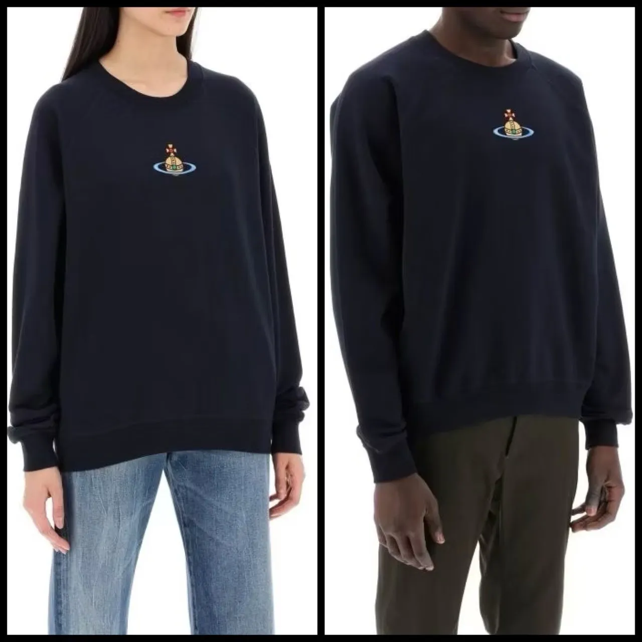 Vivienne Westwood  |Unisex Plain Logo Hoodies & Sweatshirts