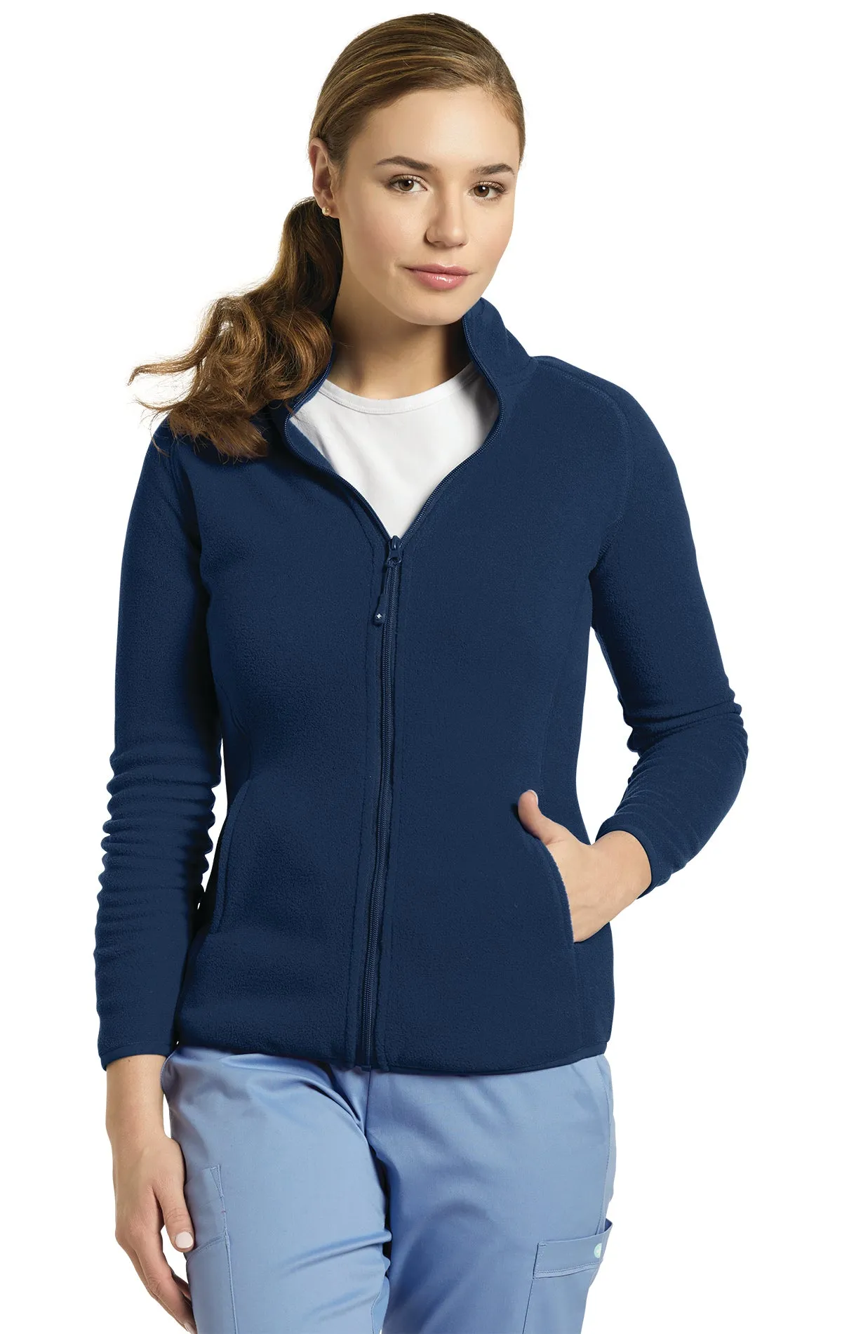 WHITE CROSS Polar fleece Zip-Front Jacket #448