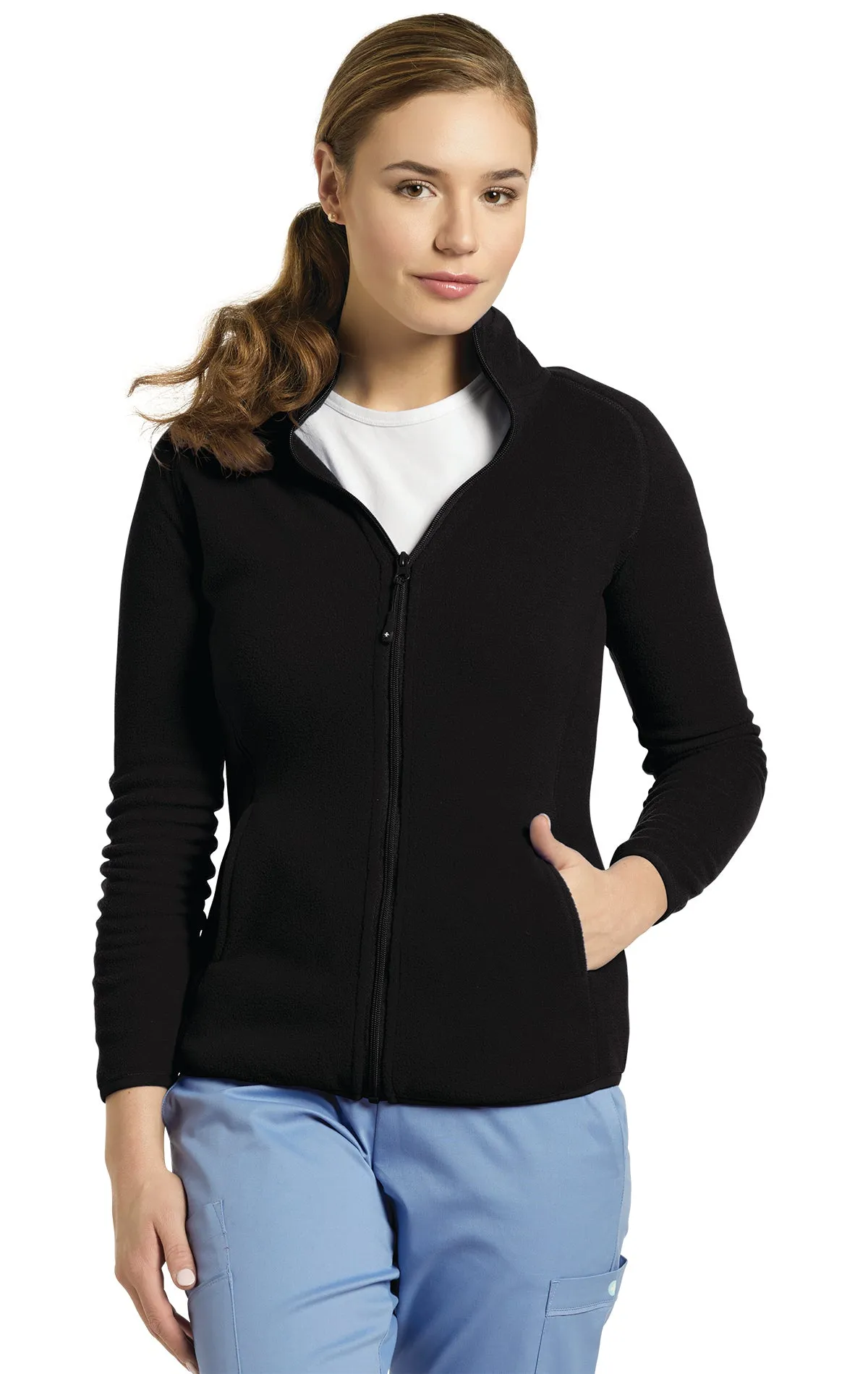 WHITE CROSS Polar fleece Zip-Front Jacket #448