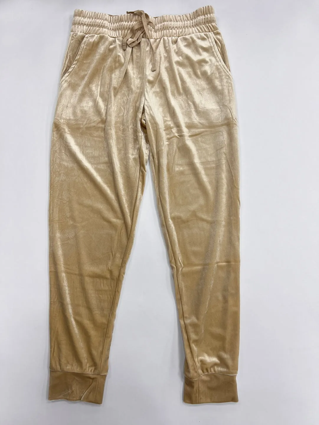 Women's Velour Jogger Sweatpants with Pockets