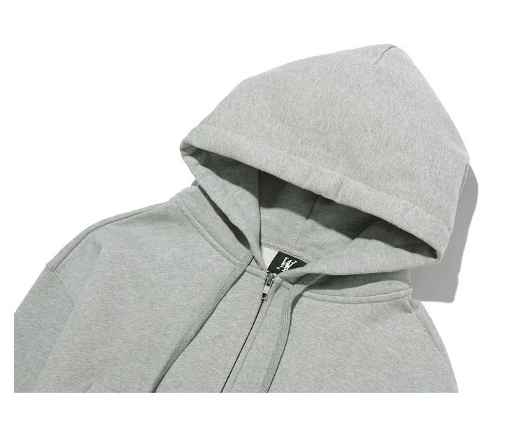 WOOALONG  |Street Style Plain Logo Hoodies & Sweatshirts