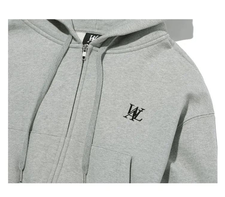 WOOALONG  |Street Style Plain Logo Hoodies & Sweatshirts