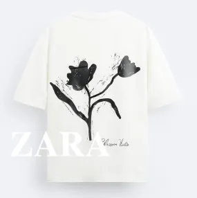 ZARA  |Short Sleeves T-Shirts