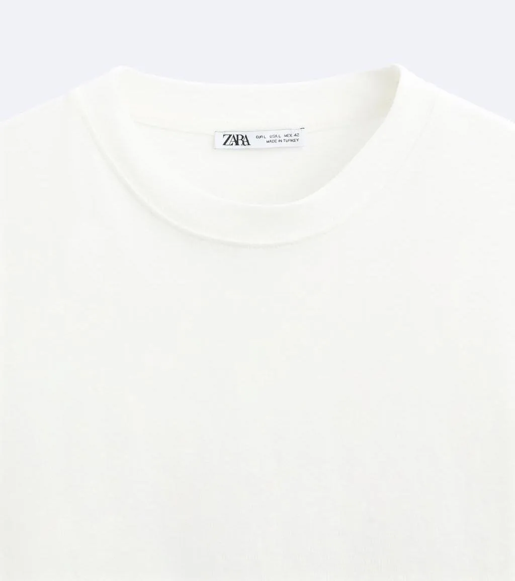 ZARA  |Short Sleeves T-Shirts